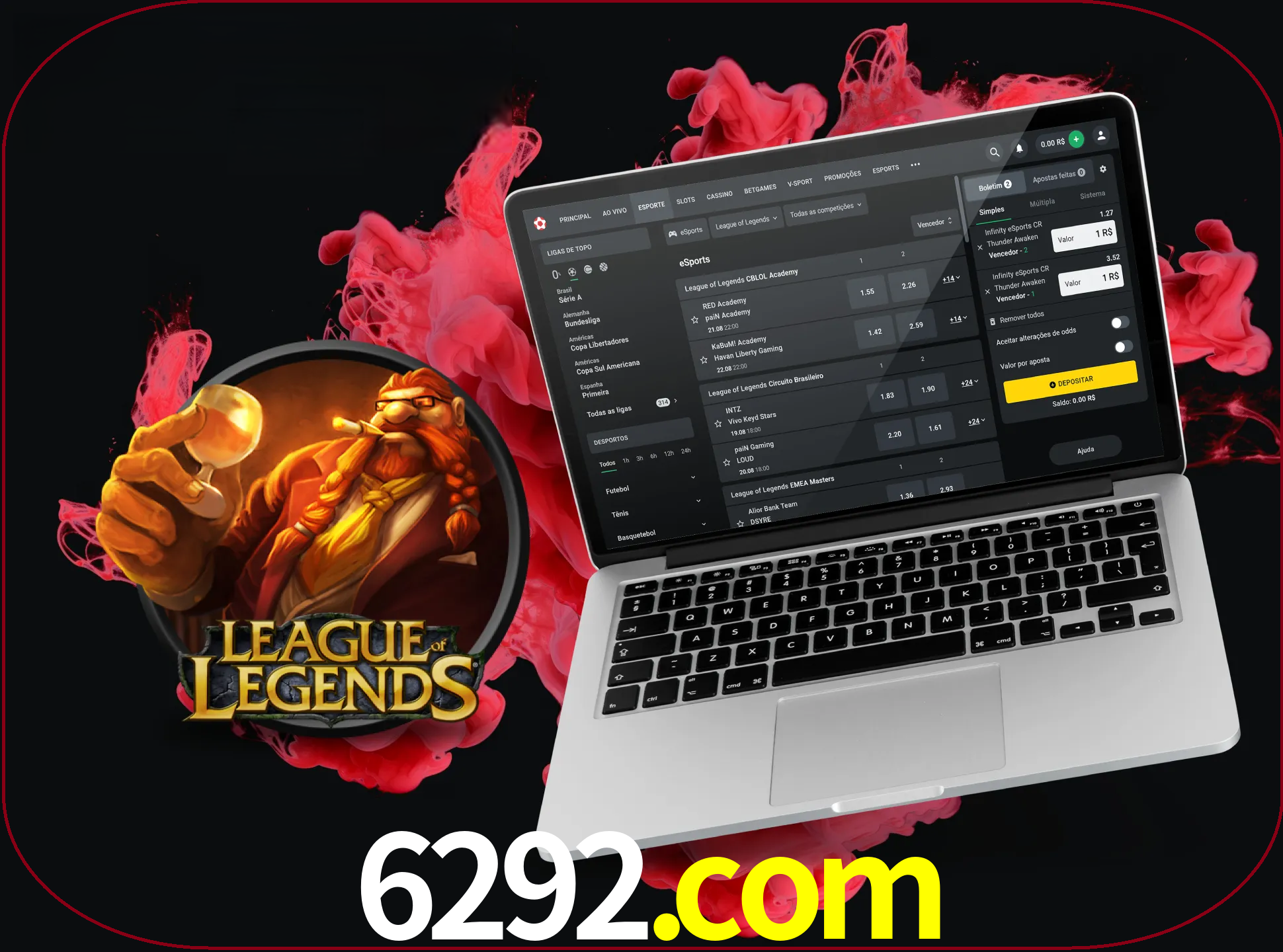 Se é um fã deste jogo, muitos torneios fantásticos que o vão surpreender estão disponíveis no 6292.