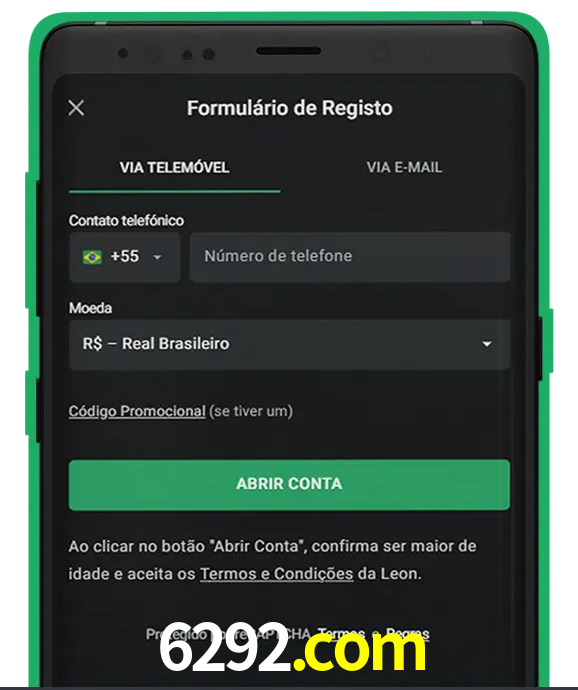 Cadastre-se em LeonBet seguindo passos simples.